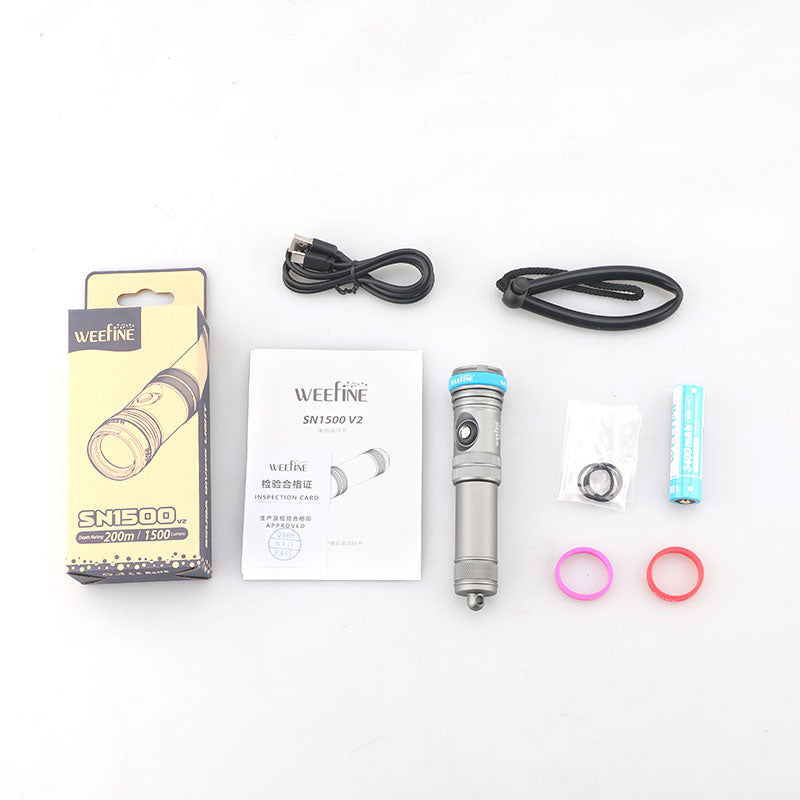 WF100 SN1500 v2 Dive Torch 5