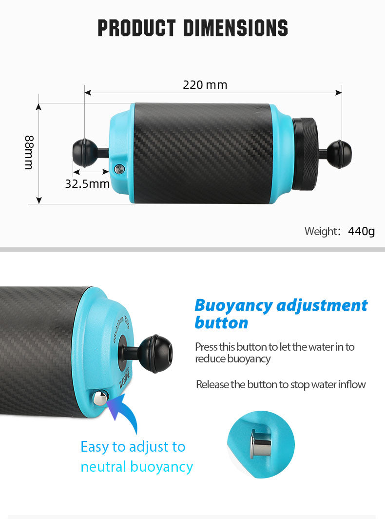 WFA37 Adjustable Carbon Fiber Float Arm 5